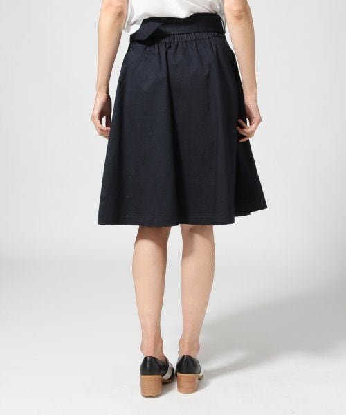 JEANASIS（ジーナシス）の「トレンチラップスカート（スカート・レディース・ベージュ/ブルー/ネイビー・ＦREE）」の5枚目の写真