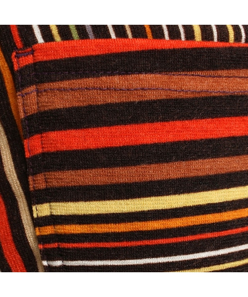 One deux boo(ワンドゥーブー)の「八分丈パンツ(ストライプニット)(パンツ・キッズ・ブラウン・XS(80~90cm)/S(100~110cm)/M(120~130cm)/L(140~150cm))」の7枚目の写真