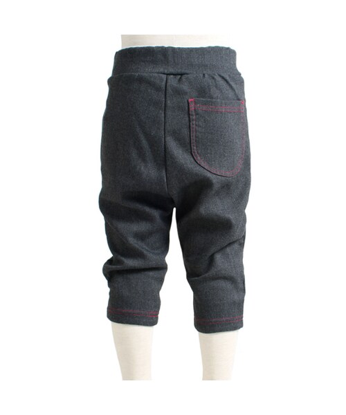 One deux boo（ワンドゥーブー）の「八分丈パンツ（ストレッチツイード）（パンツ・キッズ・グレー・XS(80~90cm)/S(100~110cm)/M(120~130cm)/L(140~150cm)）」の4枚目の写真