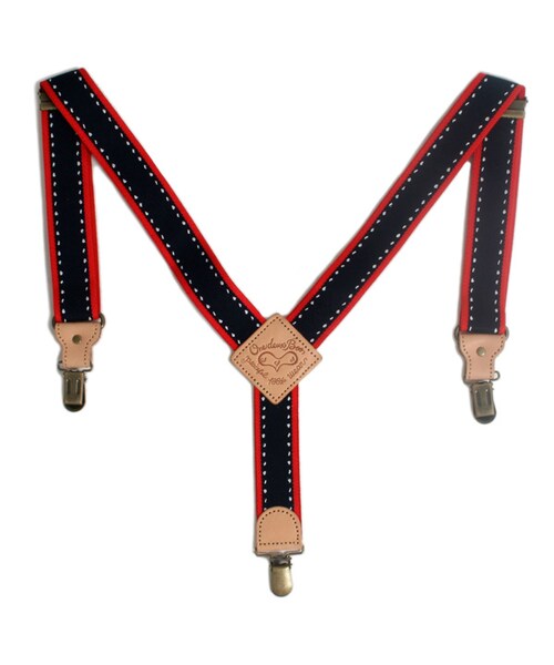 One deux boo（ワンドゥーブー）の「サスペンダー（ファッション雑貨・キッズ・ブラック/レッド・Free Size）」の4枚目の写真