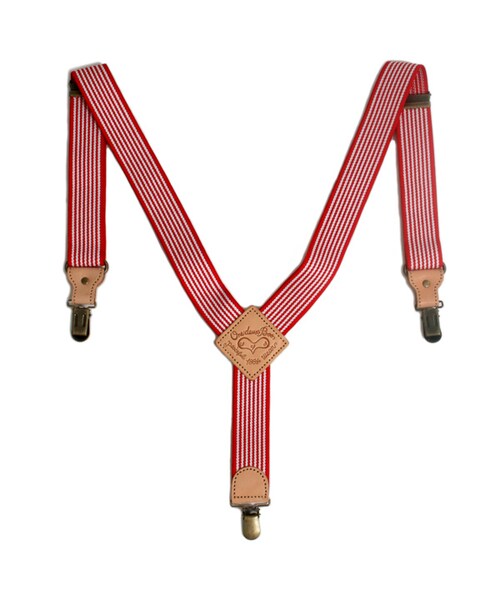 One deux boo（ワンドゥーブー）の「サスペンダー（ファッション雑貨・キッズ・ブラック/レッド・Free Size）」の5枚目の写真