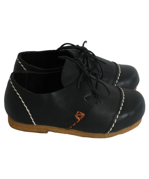 BOO SHOES（ブー シューズ）の「レースアップシューズ（シューズ・キッズ・ブラック/ブラウン・17cm/18cm/19cm/20cm/21cm/22cm）」の2枚目の写真