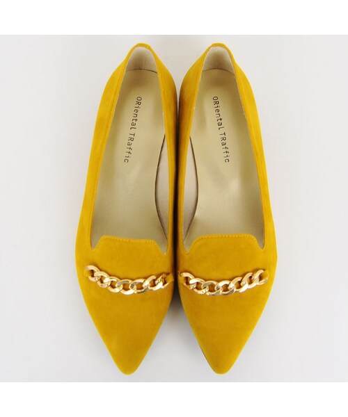 ORiental TRaffic（オリエンタルトラフィック）の「チェーンオペラシューズ（シューズ・レディース・ブラック/ブルー/レッド/イエロー・34/35/36/37/38/39/40/41/42）」の4枚目の写真