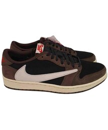 NIKE | Nike X Travis Scott Air Jordan 1 Brown Cloth Trainers(スニーカー)