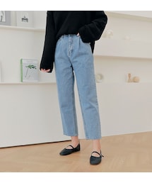HOTPING | [CHOA]フロントタックテーパードジーンズ(デニムパンツ)