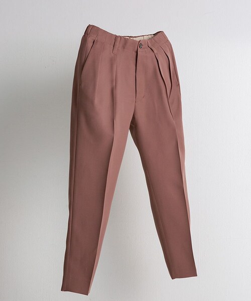 LIDNM（リドム）の「DRAPE CHINO SLACKS（スラックス・メンズ・ブラウン系・SMALL/MEDIUM/LARGE）」の6枚目の写真