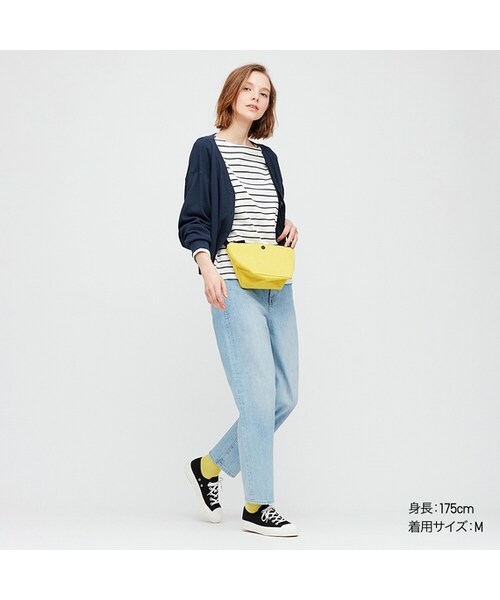 UNIQLO（ユニクロ）の「ワッフルカーディガン（長袖）（カーディガン/ボレロ・レディース・GRAY 03/BLUE 67/PURPLE 71/YELLOW 41/BLACK 09/OFF WHITE 01・L/XS/S/XL/XXL/M/3XL）」の4枚目の写真