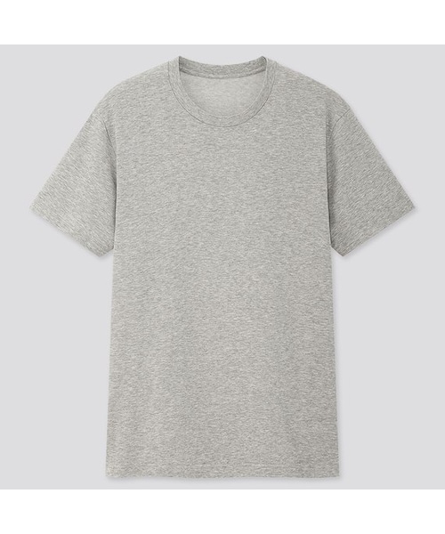 UNIQLO（ユニクロ）の「ドライカラークルーネックT（半袖）（Tシャツ/カットソー・メンズ・DARK GRAY 08/GRAY 03/BLACK 09/WHITE 00・XXL/3XL/4XL/XS/XL/L/S/M）」の4枚目の写真