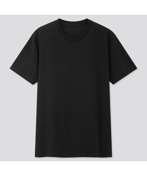 UNIQLO（ユニクロ）の「ドライカラークルーネックT（半袖）（Tシャツ/カットソー・メンズ・DARK GRAY 08/GRAY 03/BLACK 09/WHITE 00・XXL/3XL/4XL/XS/XL/L/S/M）」の2枚目の写真