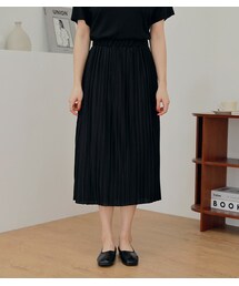 HOTPING | ウエストゴムプリーツロングスカート(スカート)