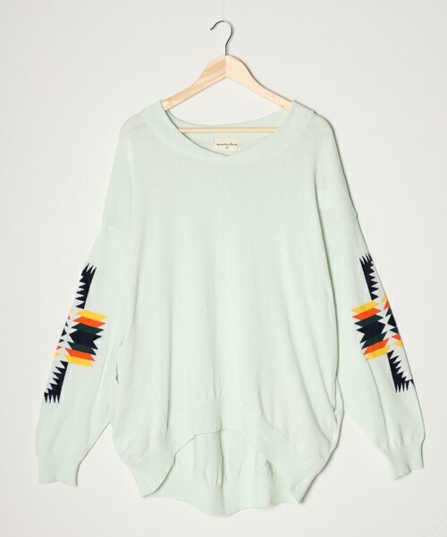 masterkey(マスターキー)の「NATIVES(ニット/セーター・レディース・グリーン/ブラック/ベージュ・1/2)」の1枚目の写真