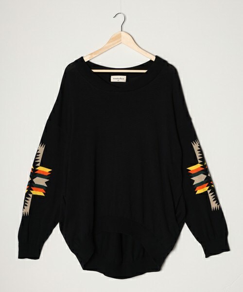 masterkey(マスターキー)の「NATIVES(ニット/セーター・レディース・グリーン/ブラック/ベージュ・1/2)」の2枚目の写真