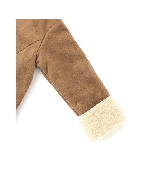 KBF（ケイビーエフ）の「フェイクムートンコート（ジャケット/アウター・レディース・GRAYGE/CAMEL/BROWN・one）」の18枚目の写真