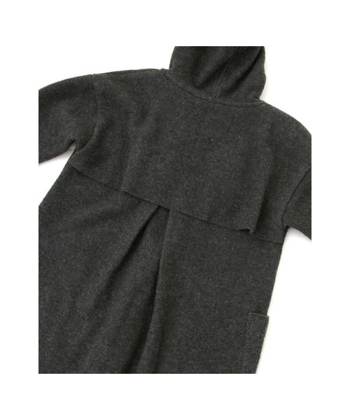 KBF（ケイビーエフ）の「ダブルフェイスフード付きコート（ジャケット/アウター・レディース・MOCHA/CHARCOAL・one）」の19枚目の写真