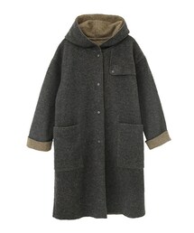 KBF | ダブルフェイスフード付きコート(ジャケット/アウター)