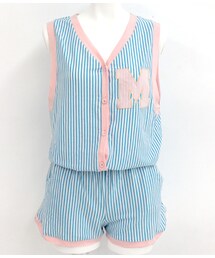 ANAP | ストライプ柄ワッペン付きロンパース(ワンピース/ドレス)
