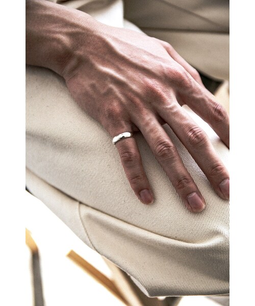 Handmade(ハンドメイド)の「classic circle ring 101(SV)(リング・メンズ・その他)」の4枚目の写真