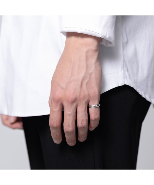 Handmade(ハンドメイド)の「classic circle ring 101(SV)(リング・メンズ・その他)」の6枚目の写真
