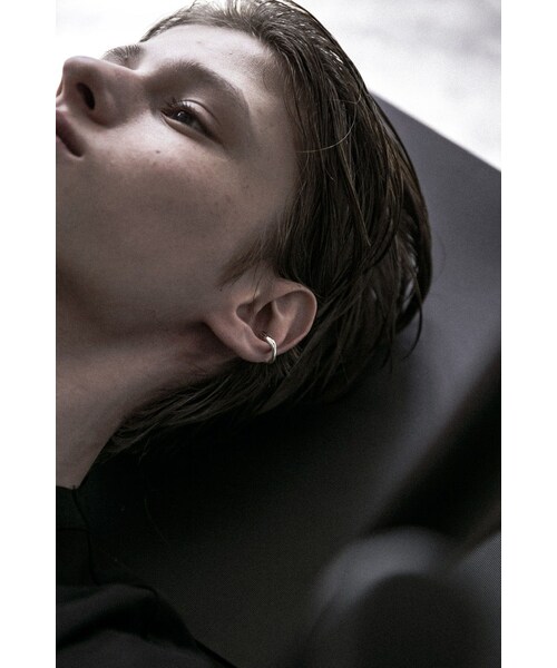 Handmade(ハンドメイド)の「classic ear cuff (SV)(ピアス(両耳用)・メンズ・その他)」の4枚目の写真