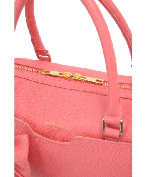 Honey Salon（ハニーサロン）の「ボストンミディ（バッグ・レディース・ピンク/ライトピンク/ブラック・Free）」の7枚目の写真