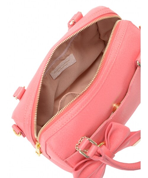 Honey Salon（ハニーサロン）の「ボストンミディ（バッグ・レディース・ピンク/ライトピンク/ブラック・Free）」の4枚目の写真