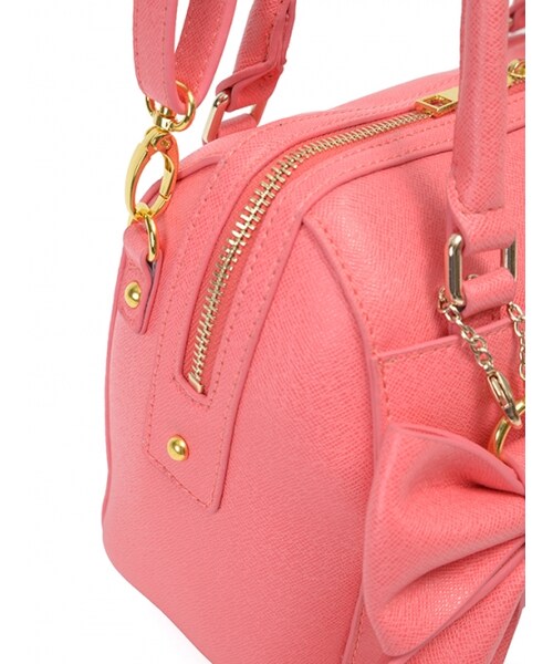 Honey Salon（ハニーサロン）の「ボストンミディ（バッグ・レディース・ピンク/ライトピンク/ブラック・Free）」の5枚目の写真