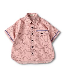 BRANSHES | 線画プリント半袖シャツ(シャツ/ブラウス)