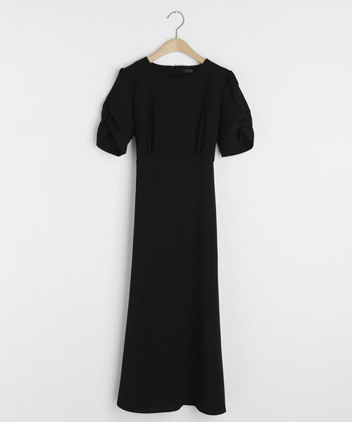 DHOLIC(ディーホリック)の「ギャザーパフワンピース(ワンピース・レディース・ベージュ/グリーン/その他・FREE)」の3枚目の写真