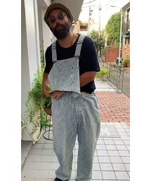 chahchah × Lee オーバーオール ChahChah×Lee 2way OVERSIZED OVERALLS -INDIGO- | ChahChah