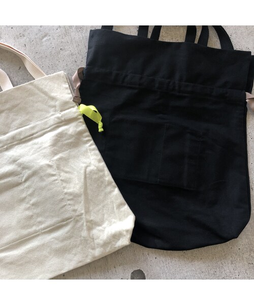 copine（コピン）の「ロゴポケット巾着トートバッグ(2color)【クリックポスト対象商品】（トートバッグ・レディース・その他）」の14枚目の写真