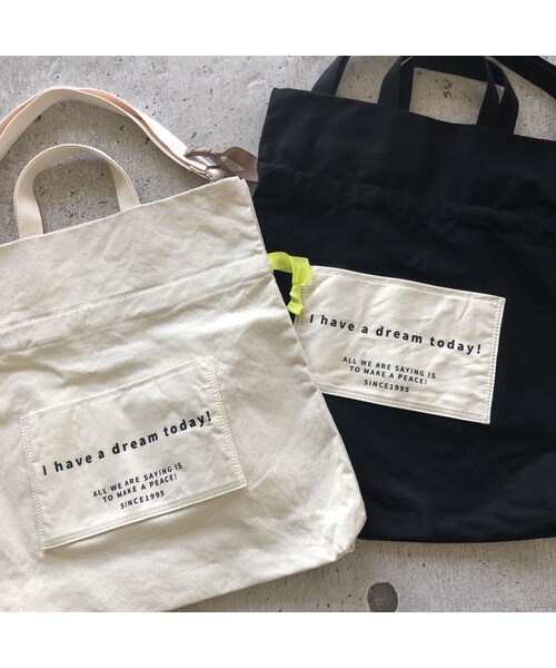 copine（コピン）の「ロゴポケット巾着トートバッグ(2color)【クリックポスト対象商品】（トートバッグ・レディース・その他）」の12枚目の写真