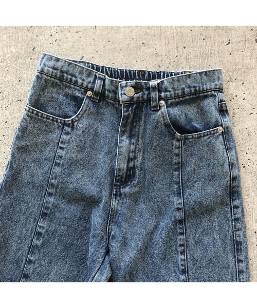 copine(コピン)の「リラックスシルエット!裾センタースリットオーガニックデニムパンツ【クリックポスト対象商品】(デニムパンツ・レディース・その他)」の14枚目の写真