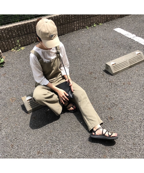 copine(コピン)の「再入荷!ほどよいゆる感!大人カジュアルサロペット(2color)【クリックポスト対象商品】(サロペット/オーバーオール・レディース・その他)」の5枚目の写真