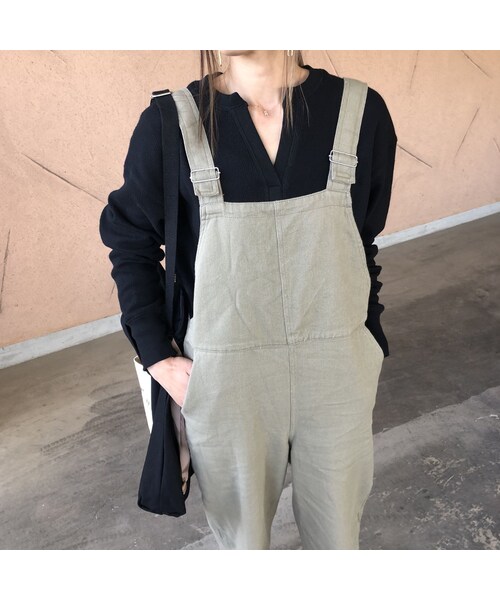 copine(コピン)の「再入荷!ほどよいゆる感!大人カジュアルサロペット(2color)【クリックポスト対象商品】(サロペット/オーバーオール・レディース・その他)」の12枚目の写真