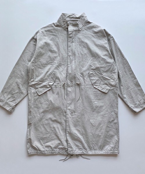 OUV(オーブ)の「stand collar mods coat(モッズコート・レディース・ベージュ/グレー・FREE)」の2枚目の写真