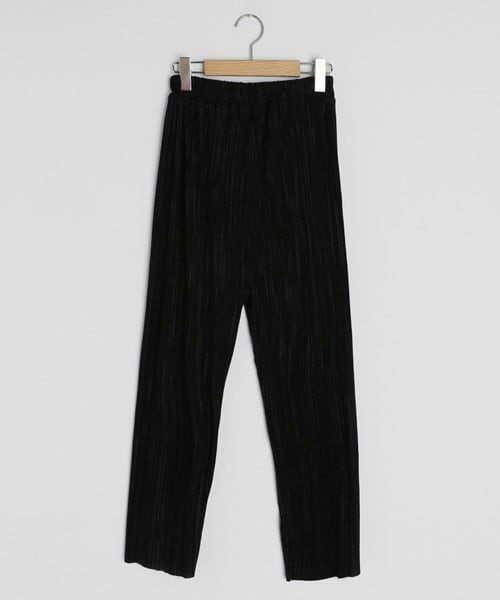 DHOLIC(ディーホリック)の「グロッシープリーツパンツ(スラックス・レディース・ベージュ/ホワイト/ブラック/ブルー・FREE)」の3枚目の写真