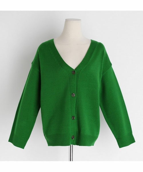 DHOLIC（ディーホリック）の「2WAYリボンカーディガン（カーディガン/ボレロ・レディース・ベージュ/イエロー/グリーン/ブラック/パープル・FREE）」の3枚目の写真