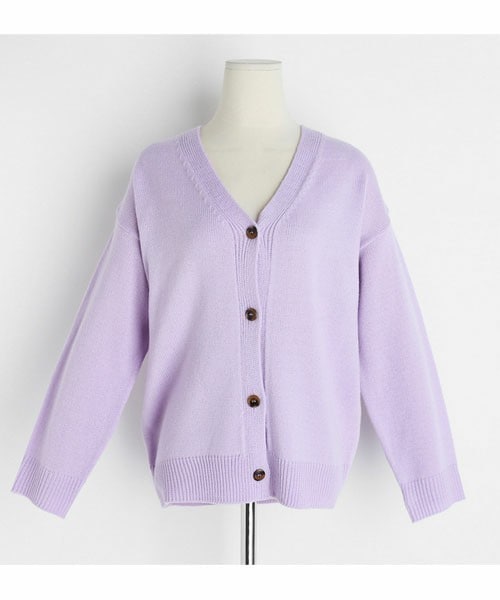 DHOLIC（ディーホリック）の「2WAYリボンカーディガン（カーディガン/ボレロ・レディース・ベージュ/イエロー/グリーン/ブラック/パープル・FREE）」の4枚目の写真