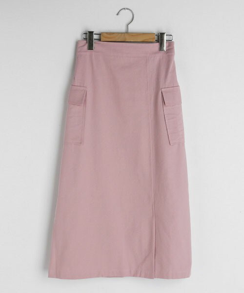 DHOLIC(ディーホリック)の「ポケットスリットスカート(スカート・レディース・ベージュ/ブルー/ピンク・FREE)」の3枚目の写真