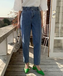 DHOLIC | ウエストゴムデニムパンツ(デニムパンツ)