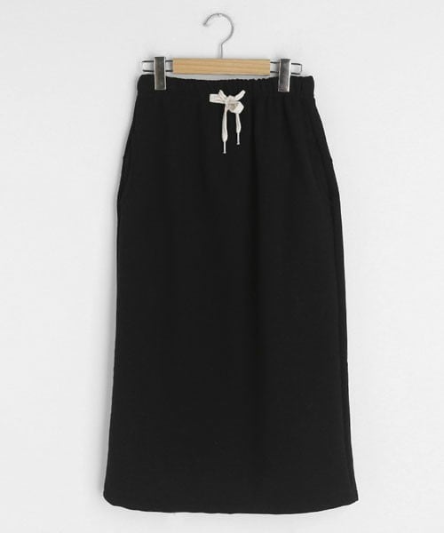 DHOLIC(ディーホリック)の「ドロストイージースカート(スカート・レディース・ベージュ/ブラック/グレー・FREE)」の2枚目の写真