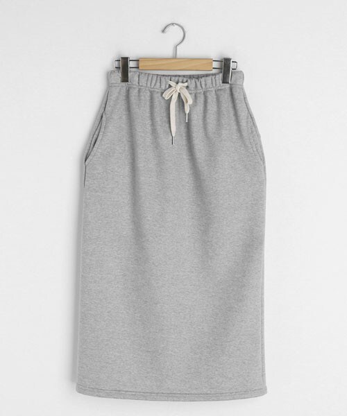 DHOLIC(ディーホリック)の「ドロストイージースカート(スカート・レディース・ベージュ/ブラック/グレー・FREE)」の3枚目の写真