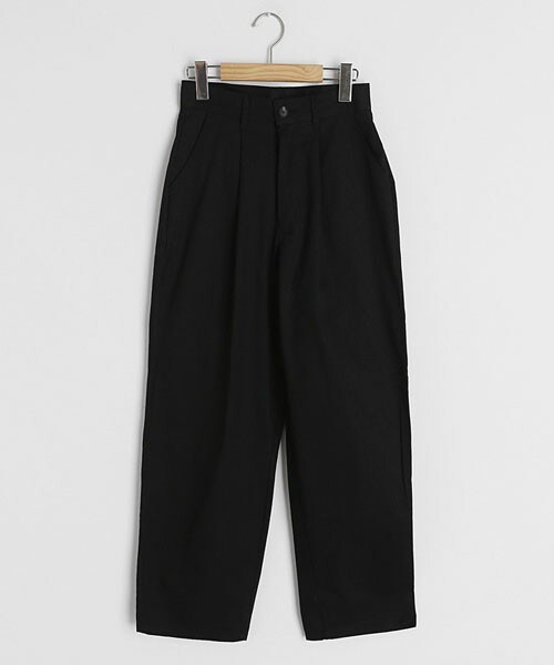 DHOLIC（ディーホリック）の「コットンタックパンツ（その他パンツ・レディース・ベージュ/ホワイト/ブラック・S/M）」の3枚目の写真