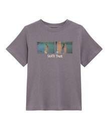 GU | BOYSグラフィックT(半袖)(フォト)(トップス)