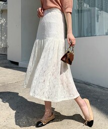 DHOLIC | フレアレーススカート(スカート)