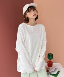 DHOLIC | ステッチボクシーTシャツ(Tシャツ/カットソー)