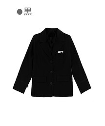 Bobon21 | リボン袖テーラードジャケット-全３色-(テーラードジャケット)