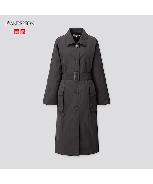 UNIQLO（ユニクロ）の「ロングコート（その他アウター・レディース・NAVY 69/KHAKI 33/BLACK 09・XL/S/XXL/XS/L/M）」の2枚目の写真