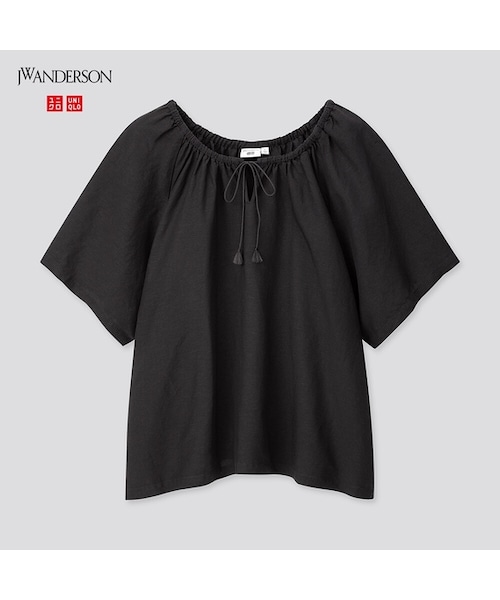 UNIQLO（ユニクロ）の「ギャザーブラウス（半袖）（シャツ