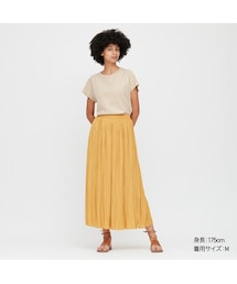 UNIQLO | コットンリラックスフレンチスリーブT（半袖）(Tシャツ/カットソー)